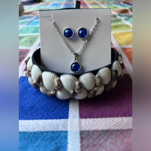 🌈 EFFY BLUE NECKLACE SET 🌈 NWOT 🌈 - Picture 3 of 16